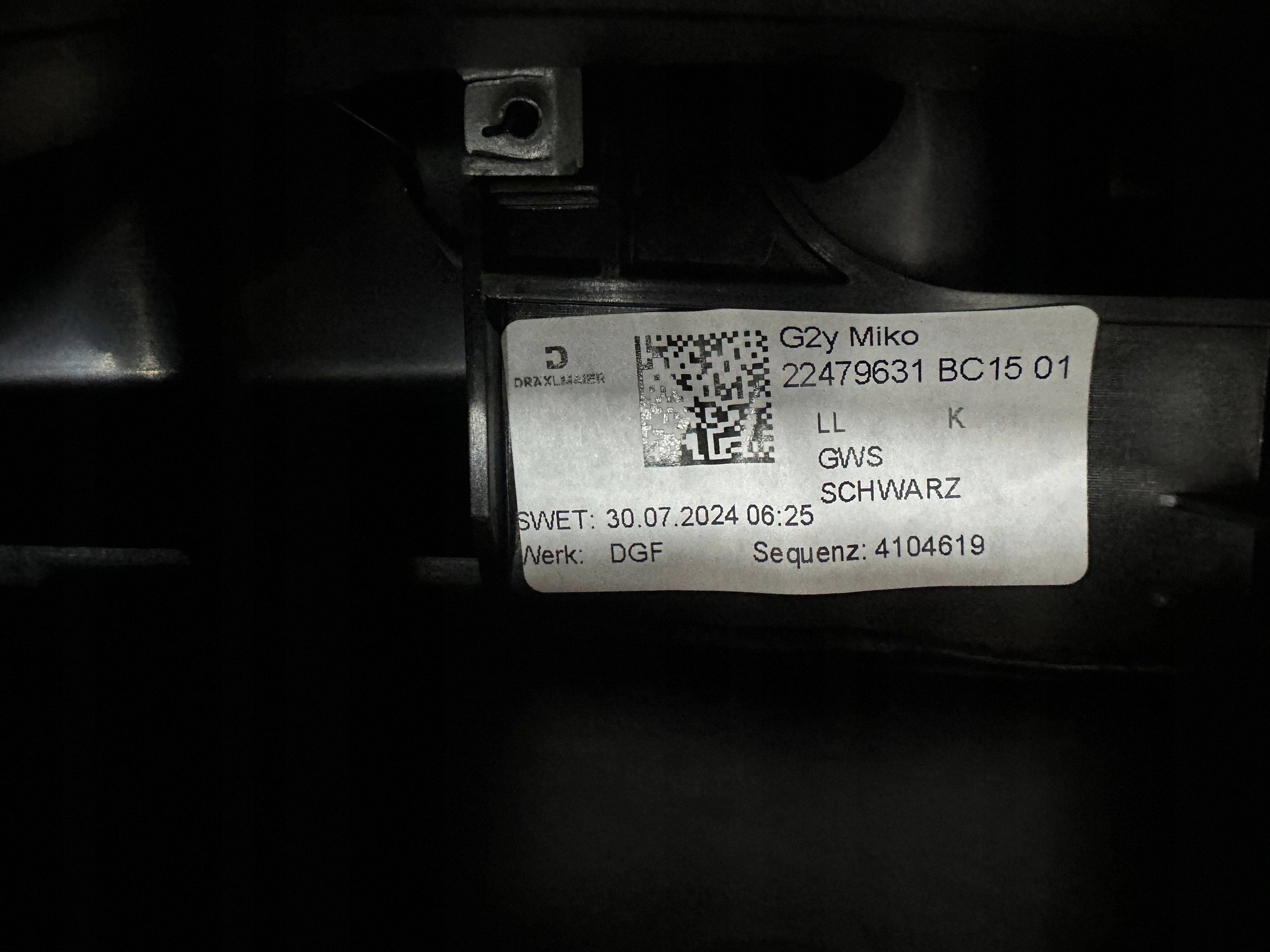 Console Moyen BMW 3 G20 G21 6806777