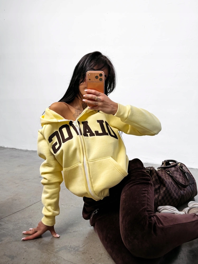 Bluza damska Olavoga Iris M żółta