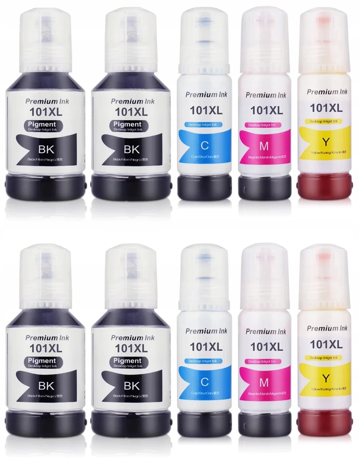 

10x Tusz Do Epson 101 Its L4150 L4160 L6160 L6190