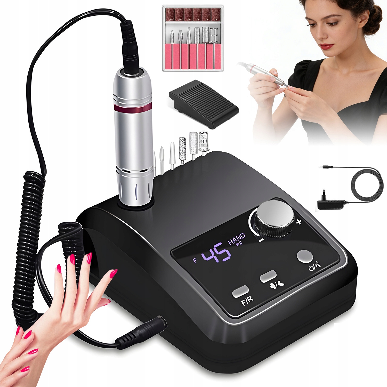 Bruska Na Nehty Bruska Na Hřebíky Profesionální Pilník Na Nehty