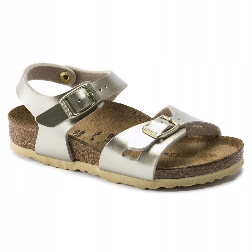 

Birkenstock Sandały Klapki Rio Metallic Gold 37