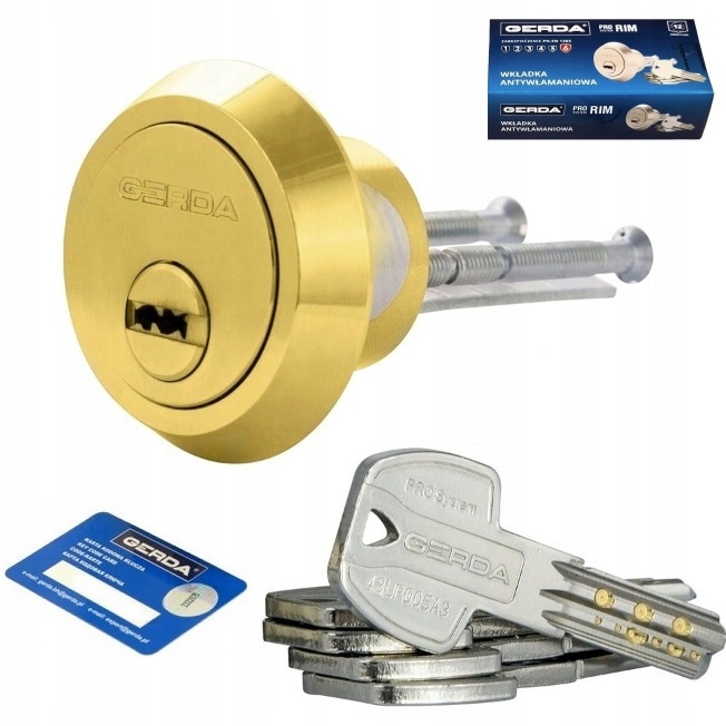 だ〜さん Wkładka do zamka Gerda RIM PRO SYSTEM MOSIĄDZ (5901407515621