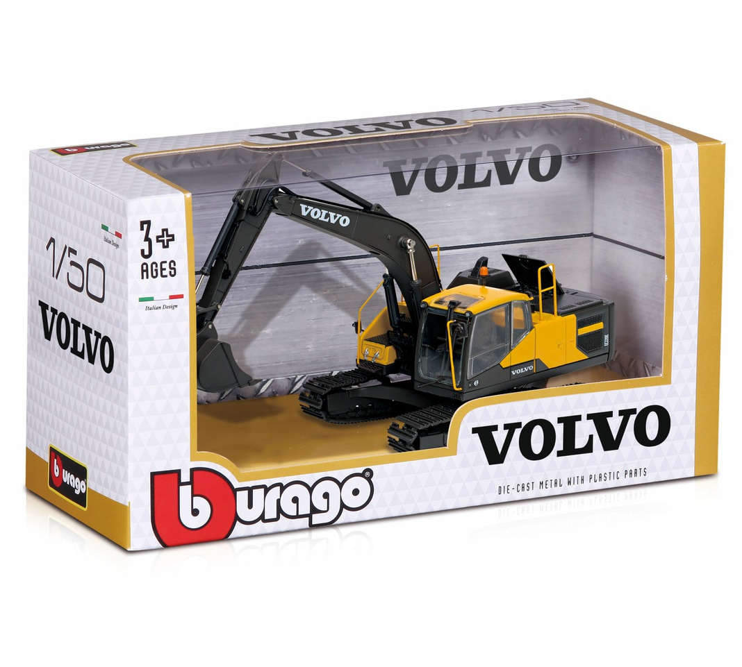 

Koparka Gąsienicowa Volvo EC220E 1:50 Bburago