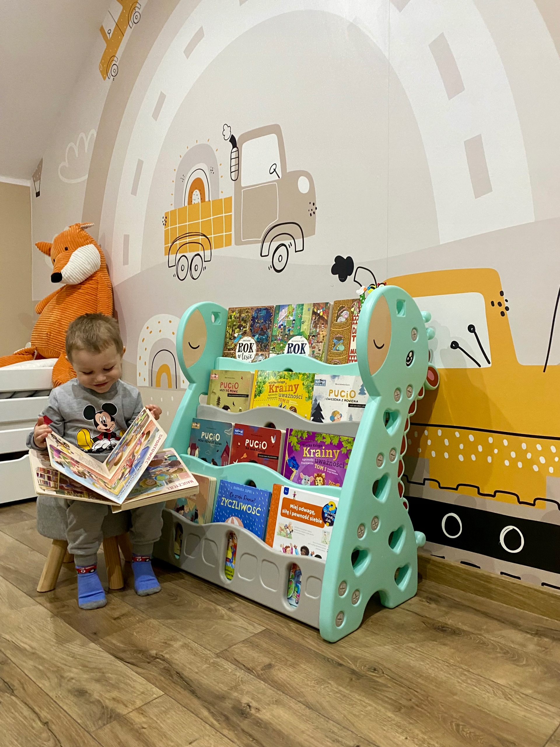 REGAŁ MONTESSORI NA KSIĄŻKI PÓŁKA SZAFKA ORGANIZER POKÓJ DZIECIĘCY Z33Z Kod producenta Z33