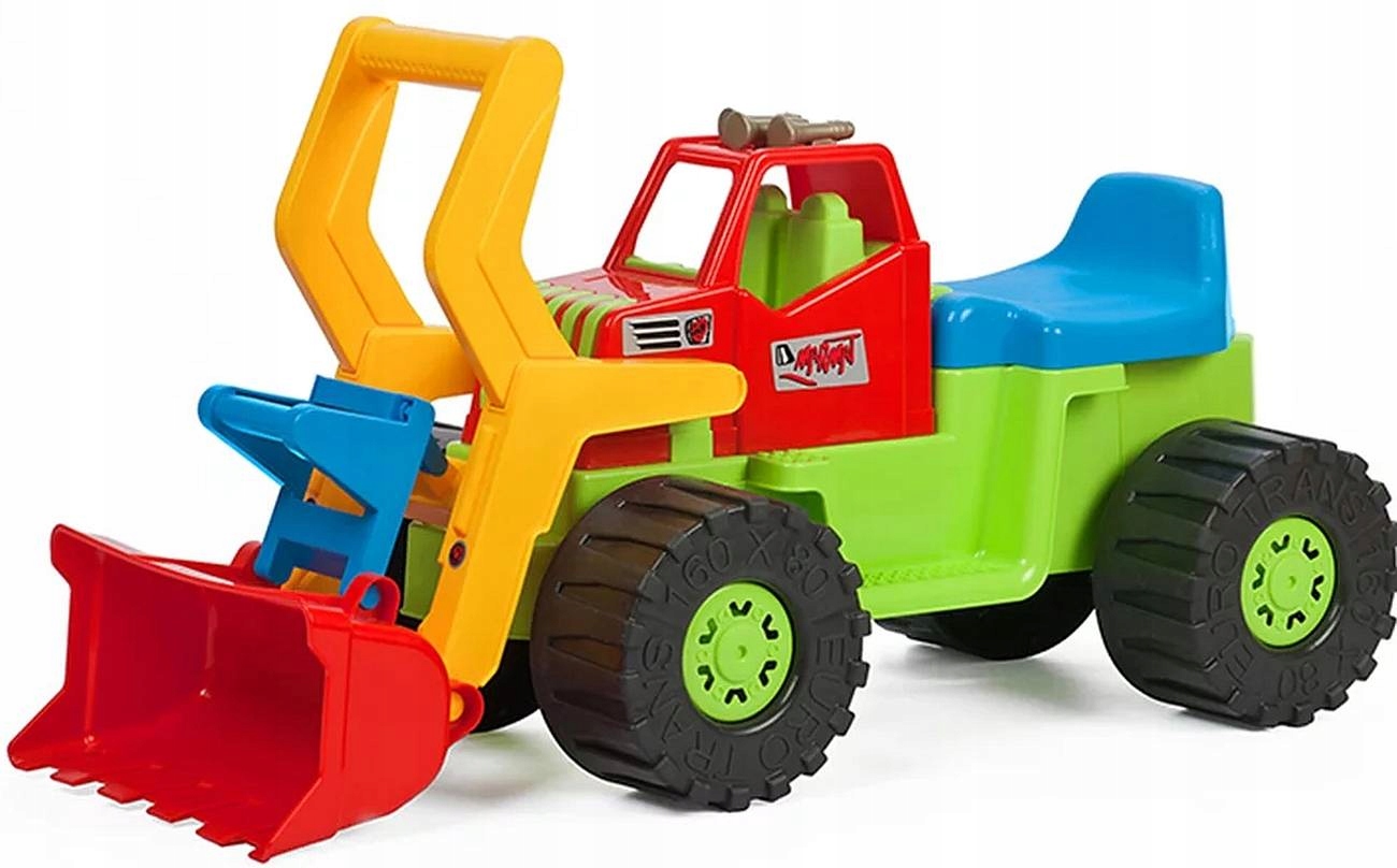 JEŹDZIK MEGA DUŻA KOPARKA SPYCHACZ Ruchoma Łyżka Marka Madej