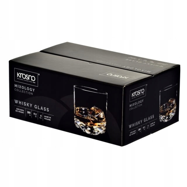 

Krosno szklanki do whisky Mixology 280ml C810
