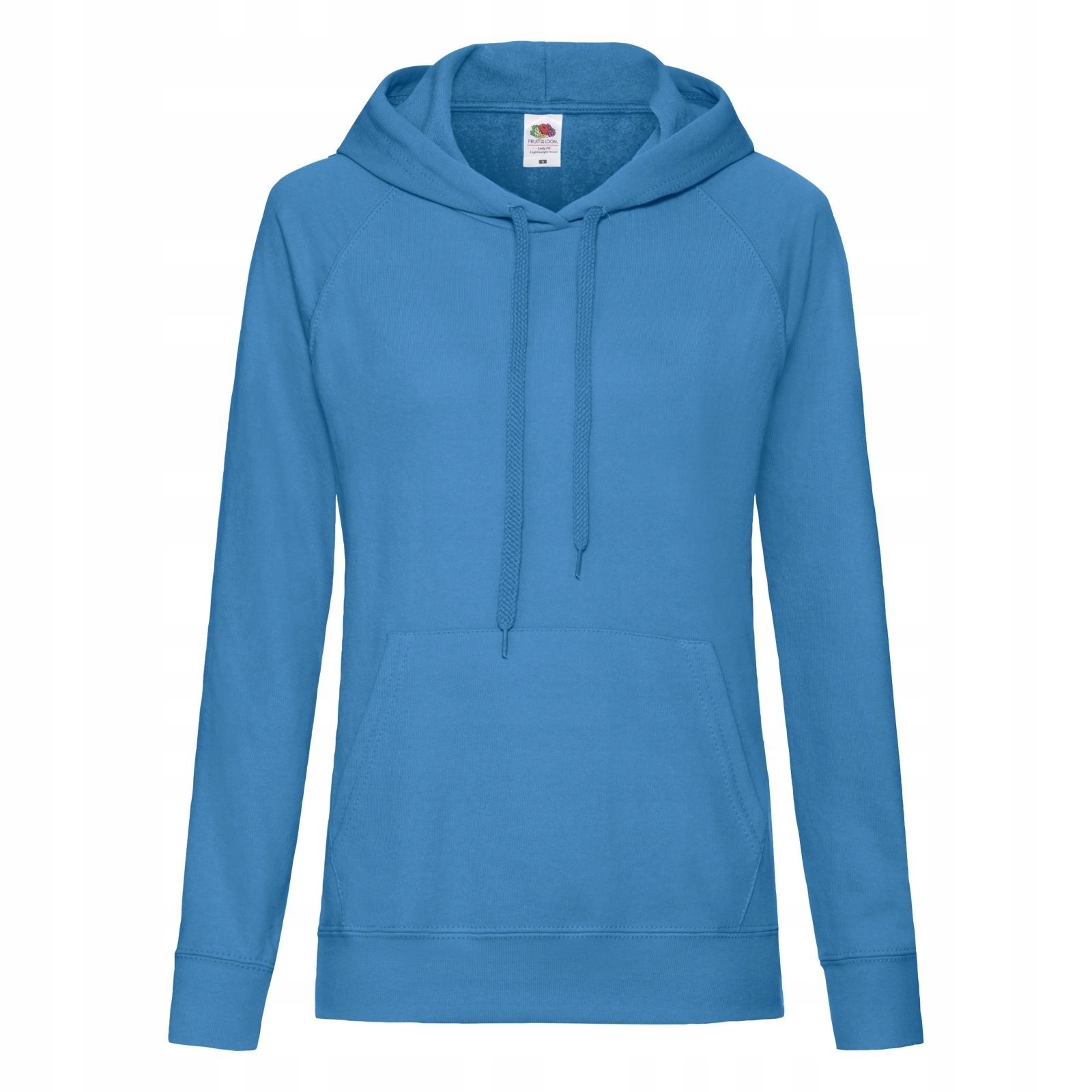 

Damska bluza z kapturem Fruit 240g niebieska S