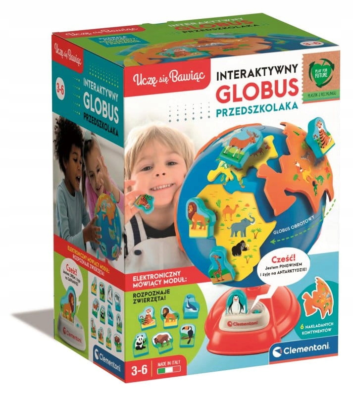 

Interaktywny Globus Przedszkolaka Clementoni 50757