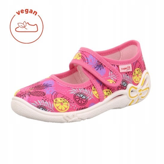 Pantofle Tekstylne Kapcie Superfit Belinda Pink R.27