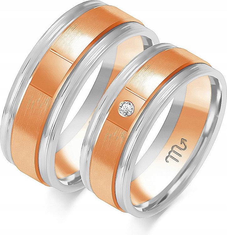 Zlatý snubní prsten pro svatba 14K 585 20 21 22 na svatba pro mladý pár