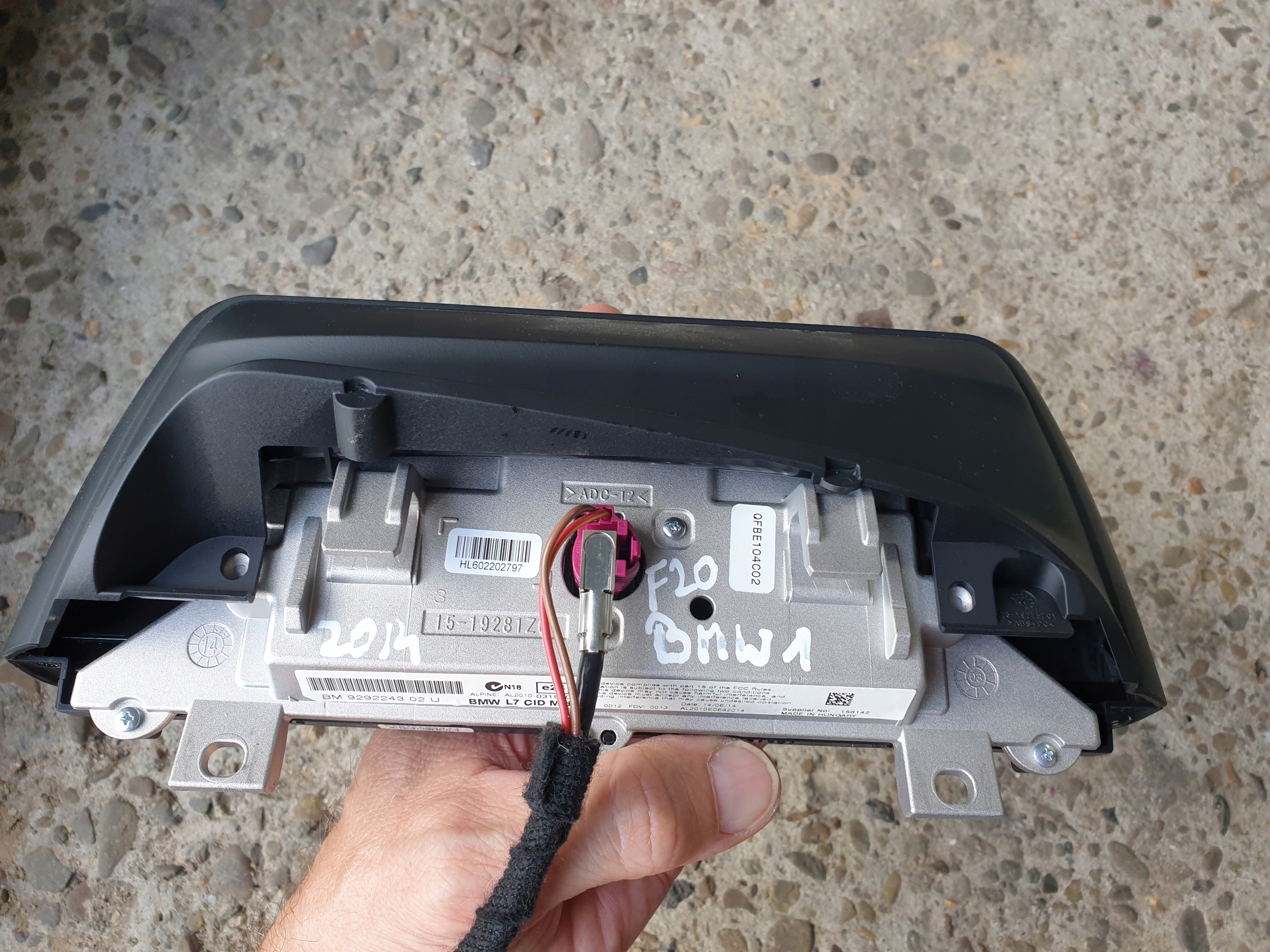 Display BMW 1 F20 F21 2011- 9292243