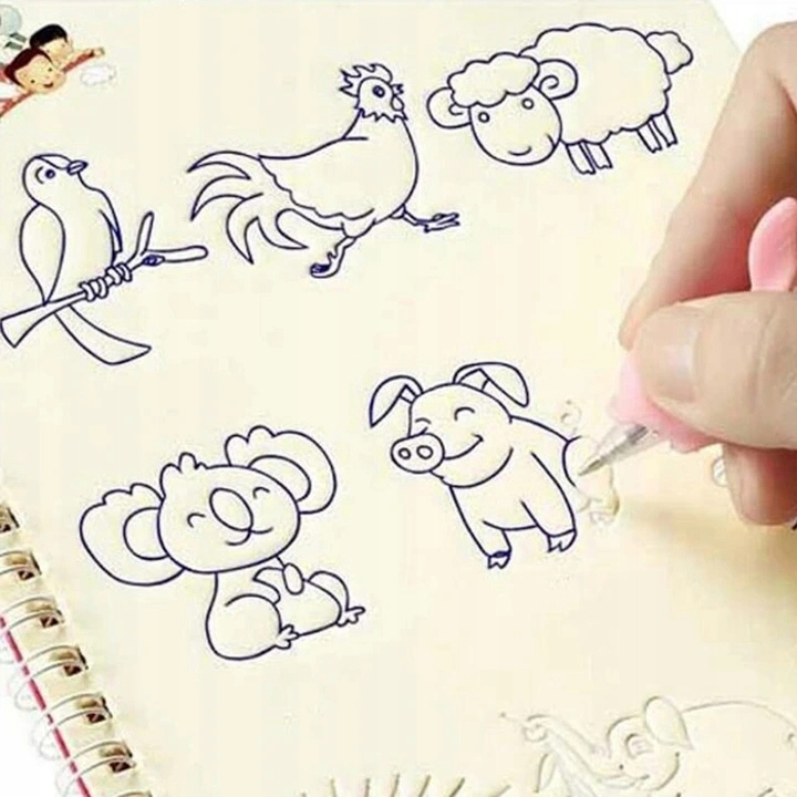 Magiczne Książeczki - Nauka pisania przez zabawę Tytuł Sank Magic Book