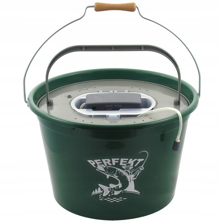 Sadzyk Wiadro Pojemnik Na Żywca 18 L Pompka SVR18GR