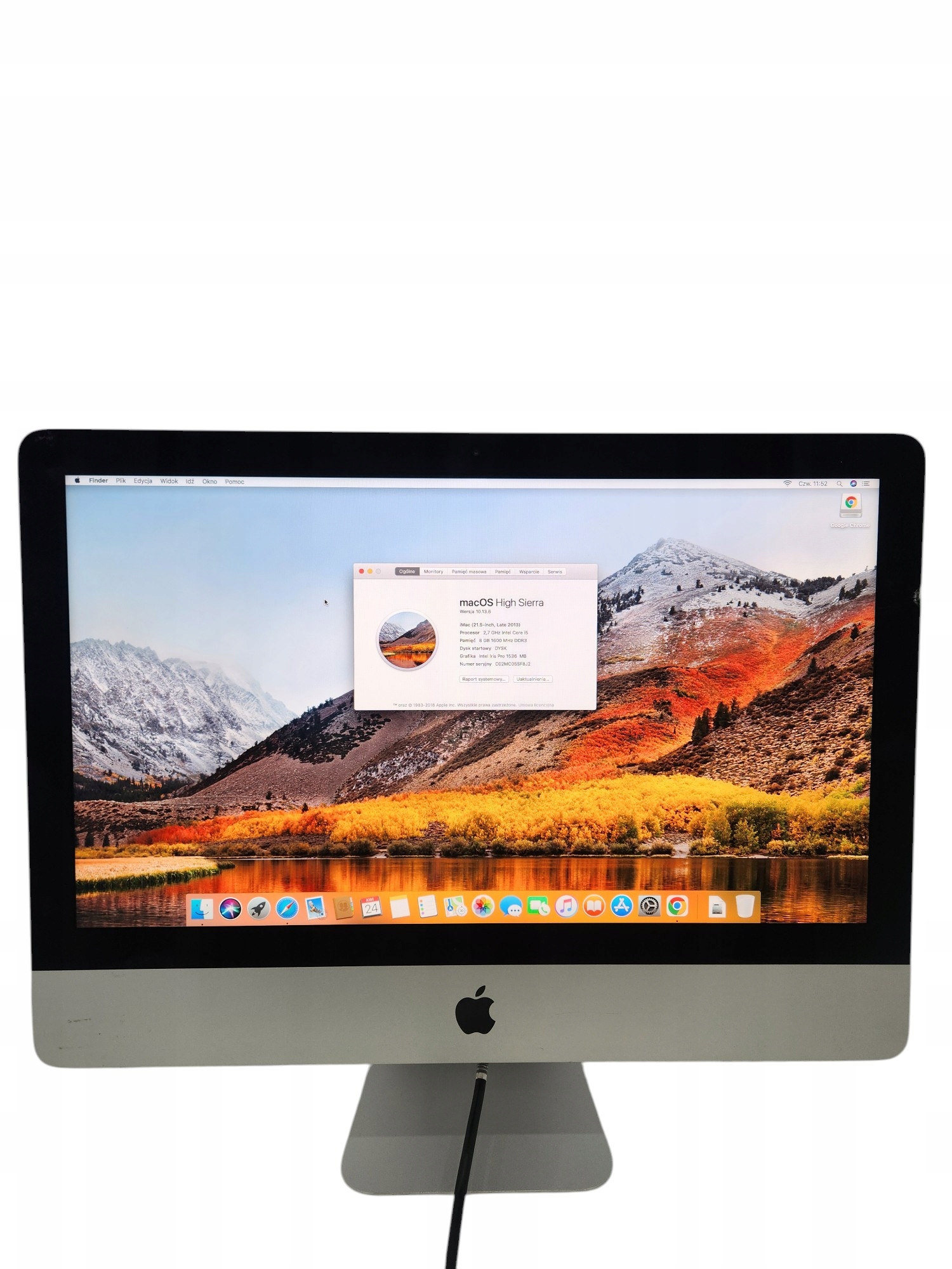 Komputer Apple iMac A1418 Late 2013 21,5