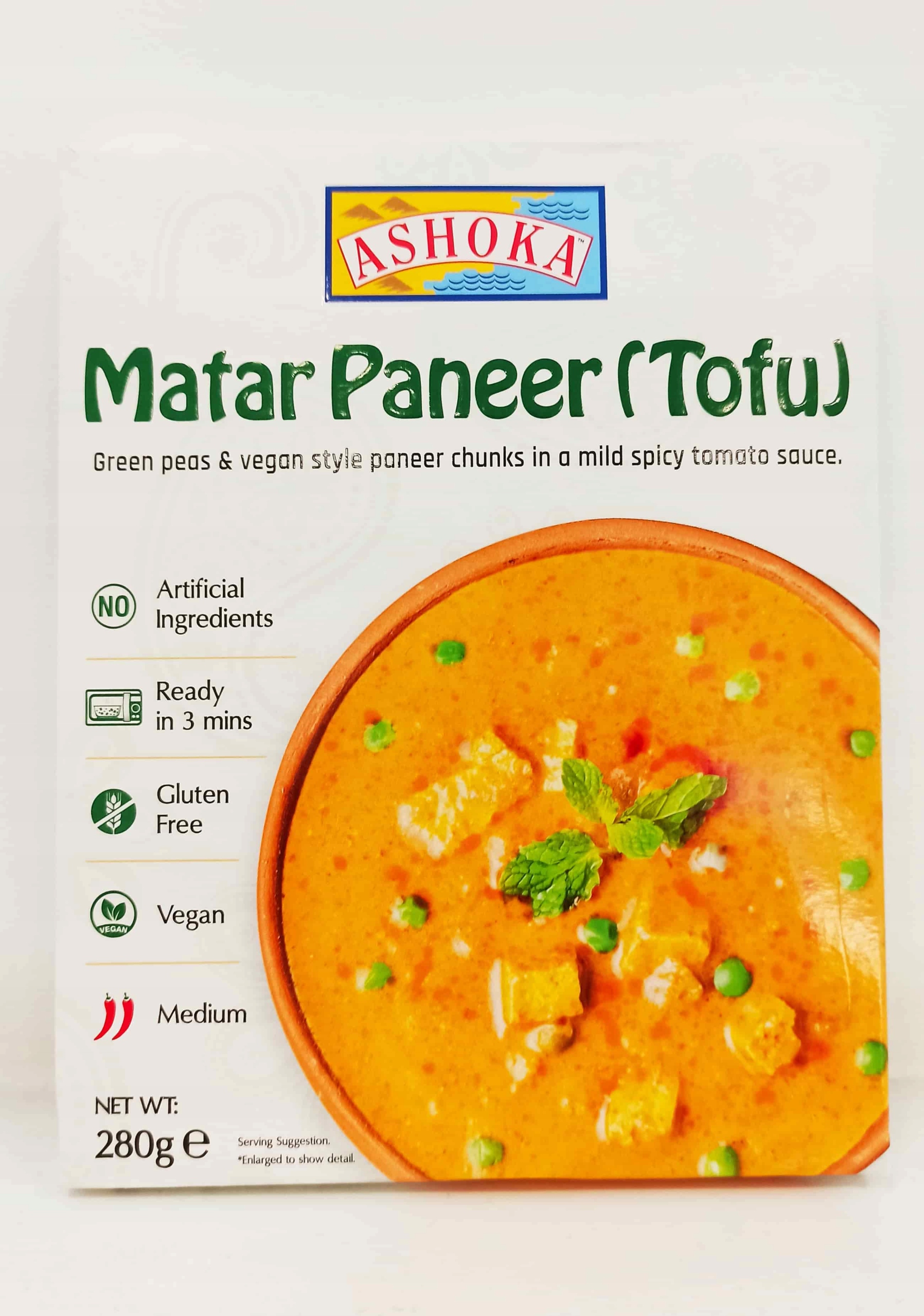 

Bezglutenowe danie indyjskie Matar Paneer 280g