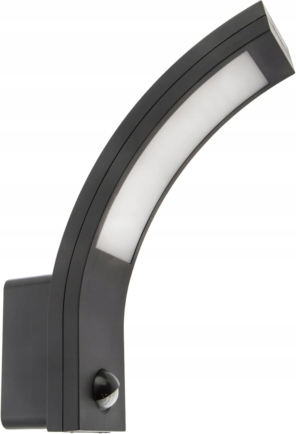 Led Nástěnné Svítidlo 10W S Pohybovým Čidlem IP54 Antracit