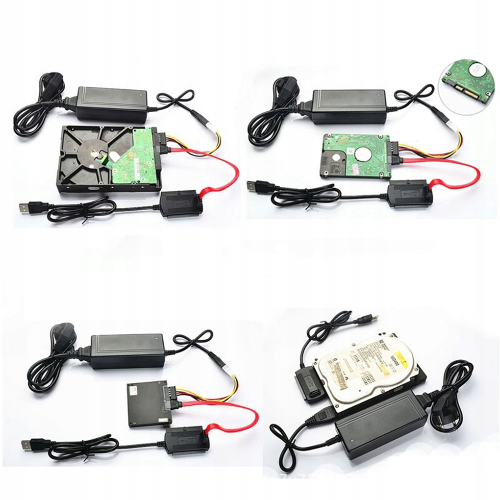 Adapter 3-w-1 USB 2.0 na IDE/SATA Konwerter Marka bez marki