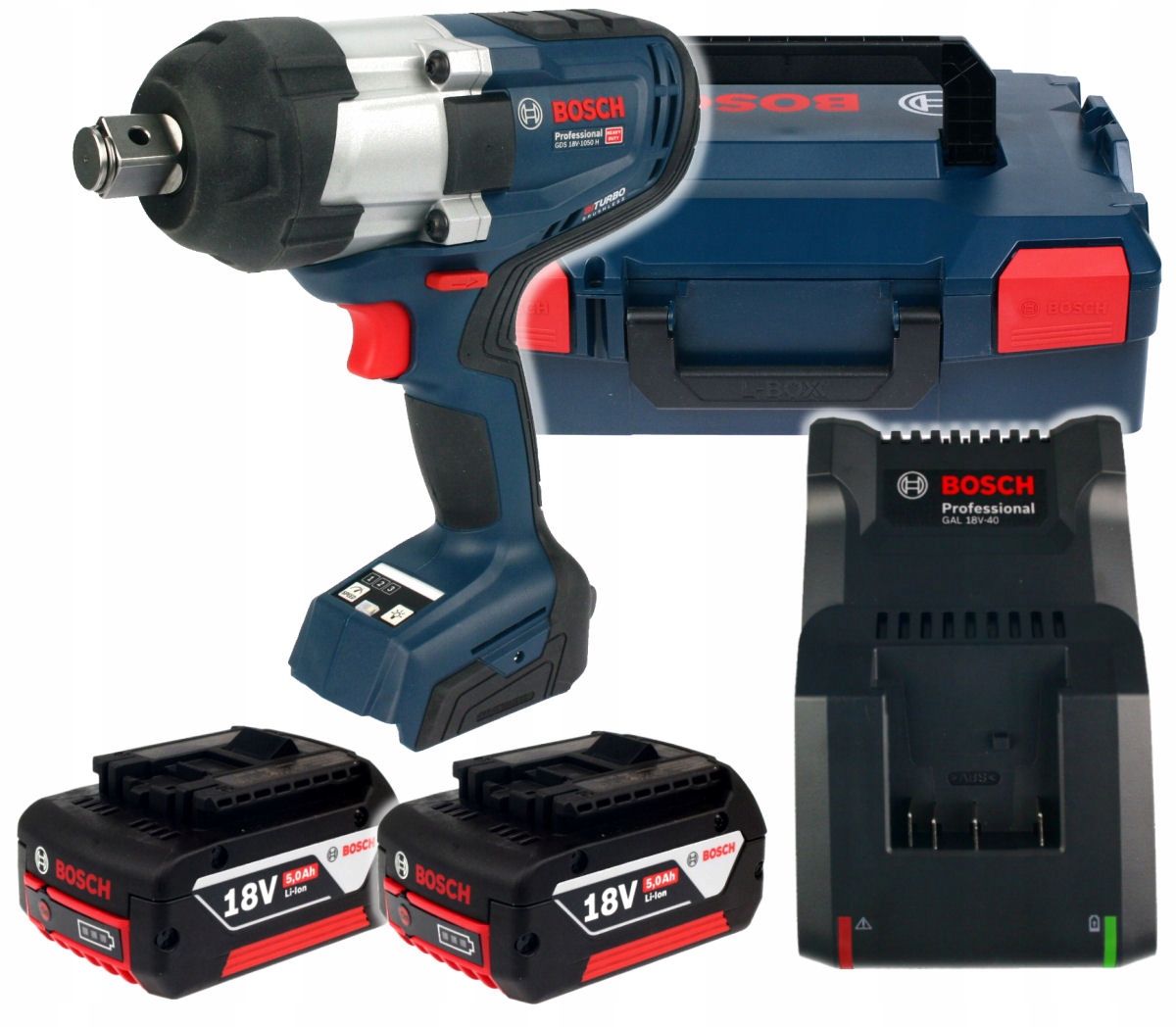 

Klucz Udarowy Gds 18V-1050 H Bosch Biturbo 2x5,0Ah