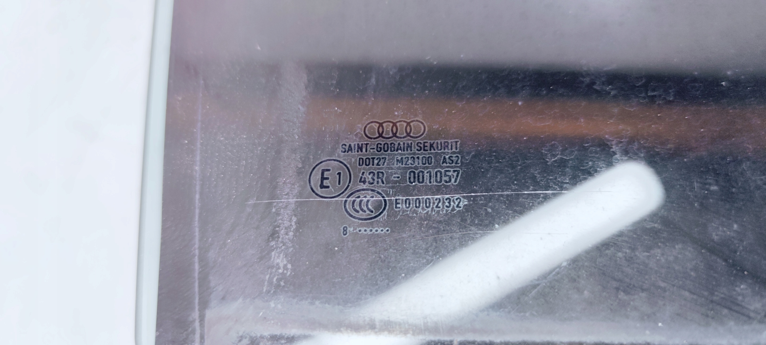 window side door right rear part AUDI A3 8P4 2008R