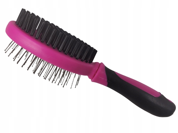 

Szczotka dwustronna plastikowa dla psa i kota