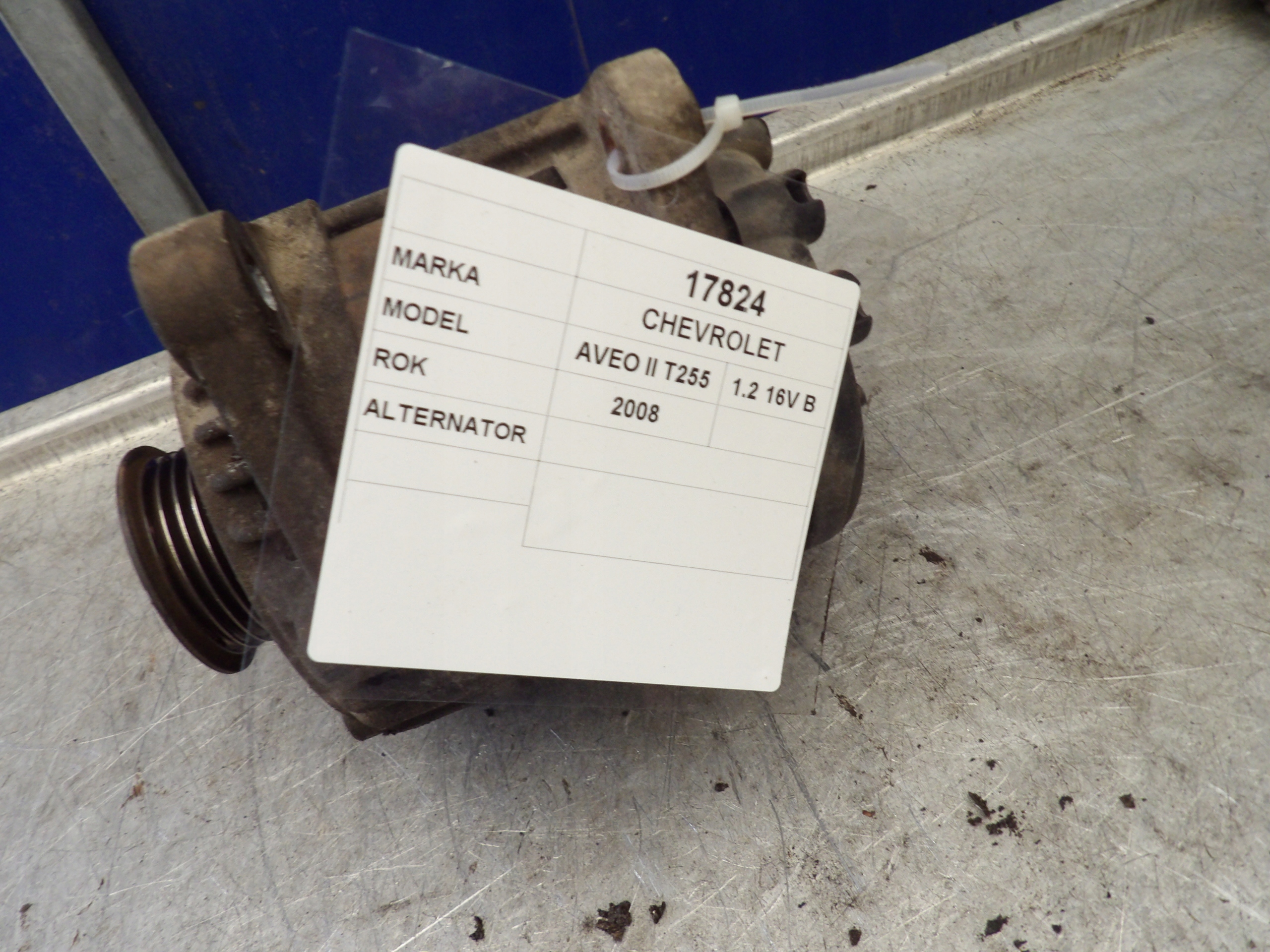 CHEVROLET AVEO II 1,2B 16V ALTERNATOR 96945926