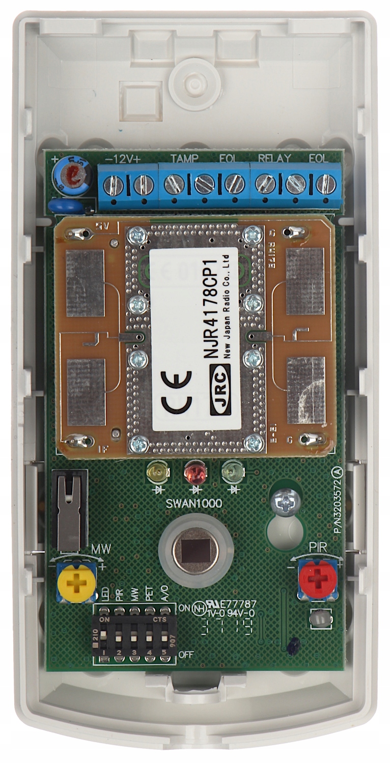 SWAN-1000 CZUJKA CZUJNIK DETEKTOR RUCHU DUALNY PIR+MW+PET CROW + UCHWYT Kod producenta DETEKTORSWAN-1000