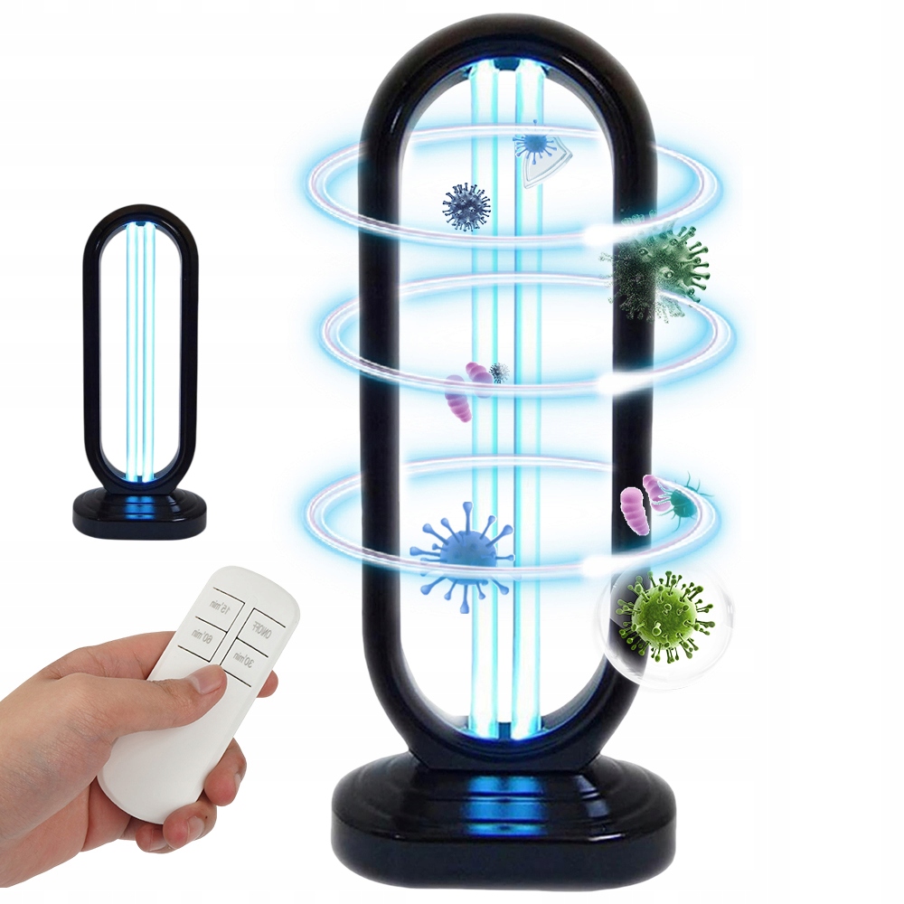 Lampa Bakteriobójcza Uv 38W Sterylizacja Dezynf Zdalne Sterowanie