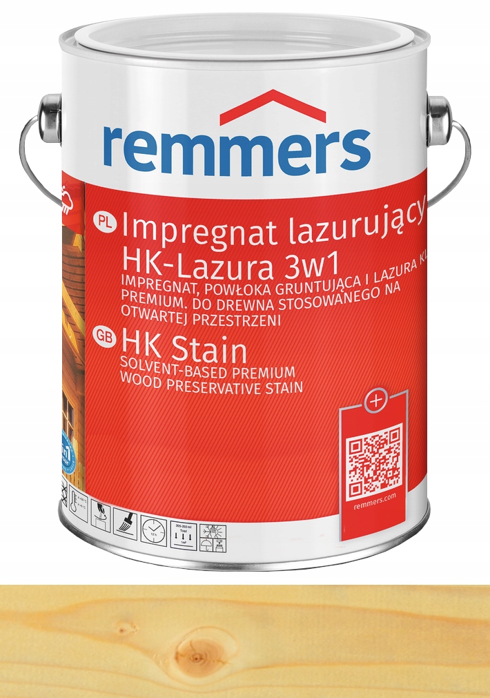 

Remmers HK-Lasur impregnat drewna 0,75L Bezbarwny