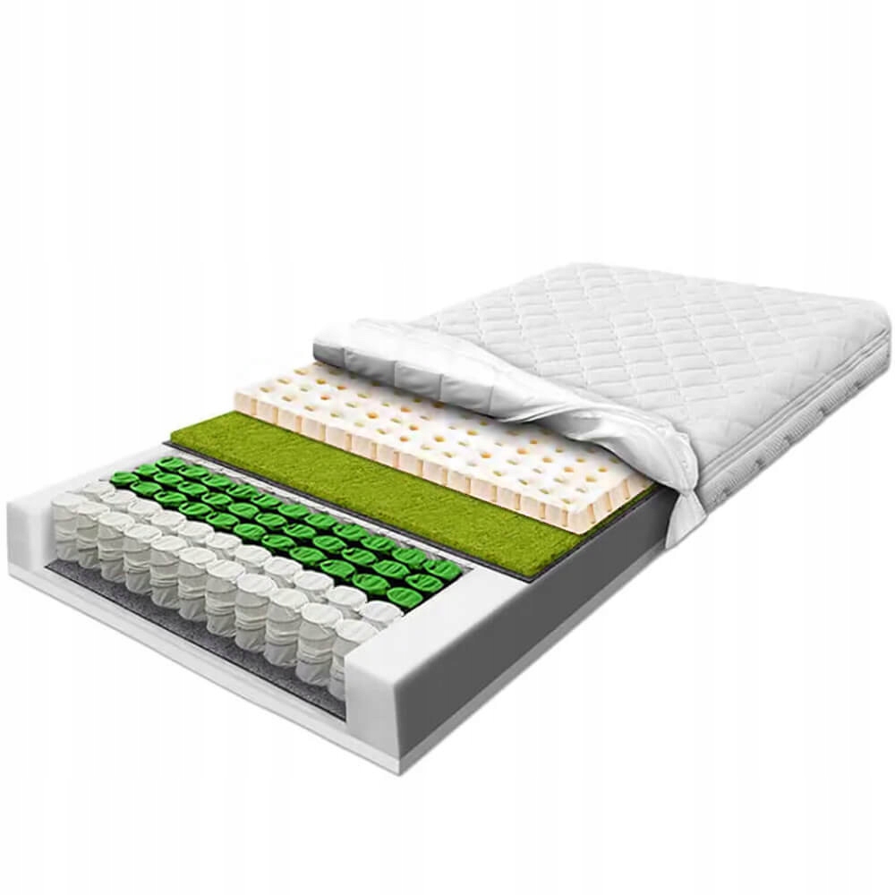Taštičkový matrac 150x190 latex morská tráva 21