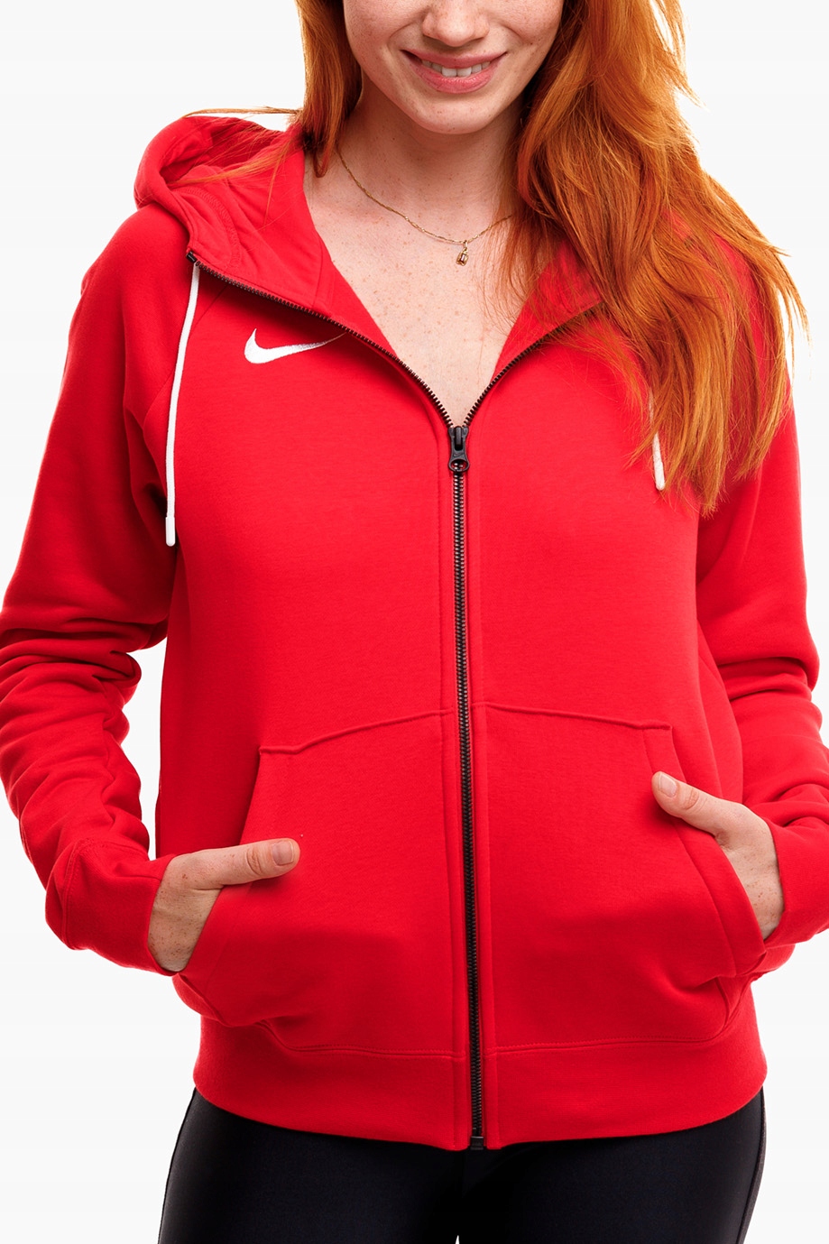 Nike mikina dámská s kapucí rozepínací tepláková bavlněná Park 20 vel. S