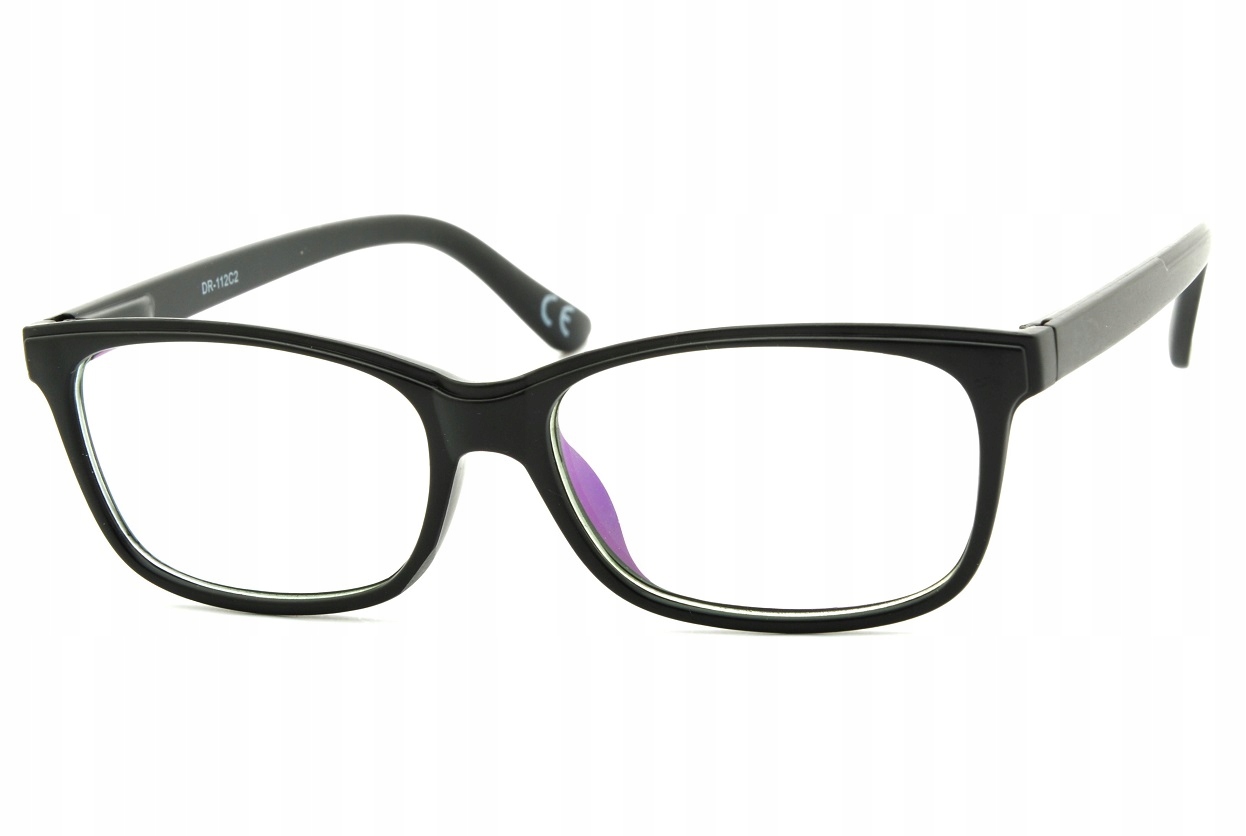 

Okulary Antyrefleks Zerówki Nerdy prostokątne