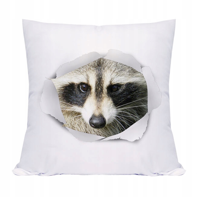 

Poszewka ze zdjęciem zwierzę szop pracz