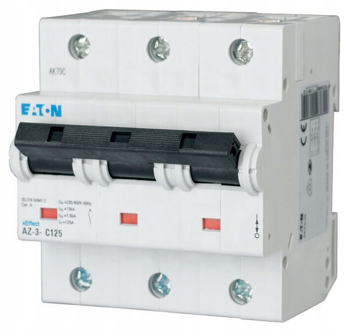 Nadproudový spínač 25 kA, In= 80 A, char. C, 3-rychlostní Az AZ-3-C80