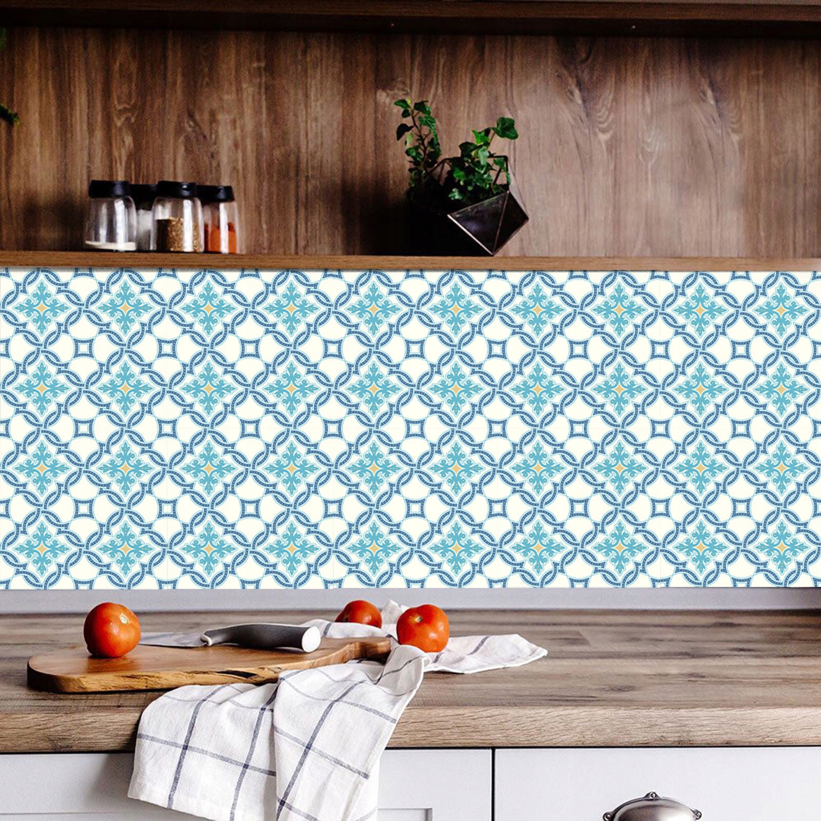GEOMETRYCZNE kafelki PCV 20x20 Z WINYLU Azulejos Producent inny