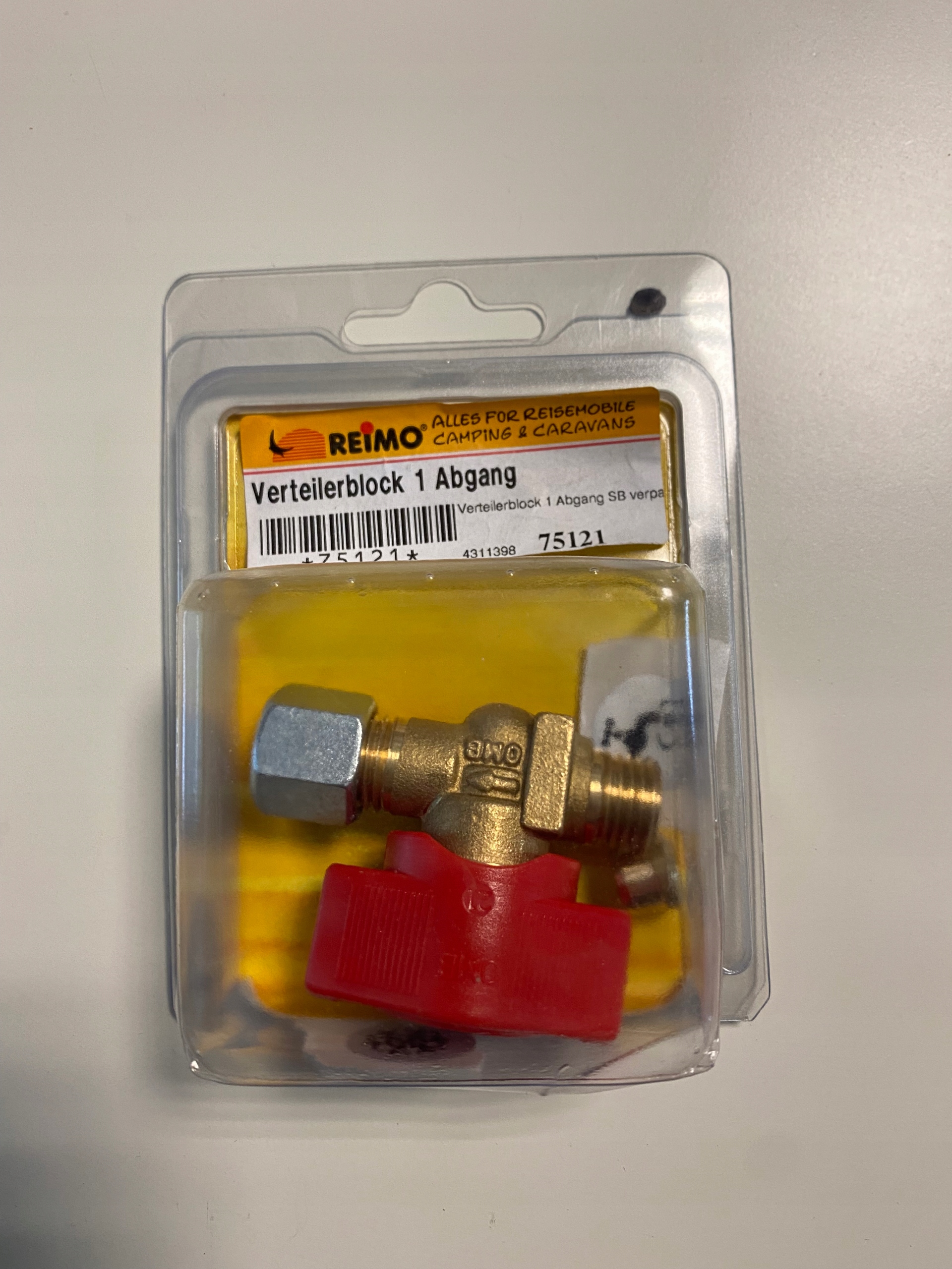 75121 - Газовый клапан один кемпер