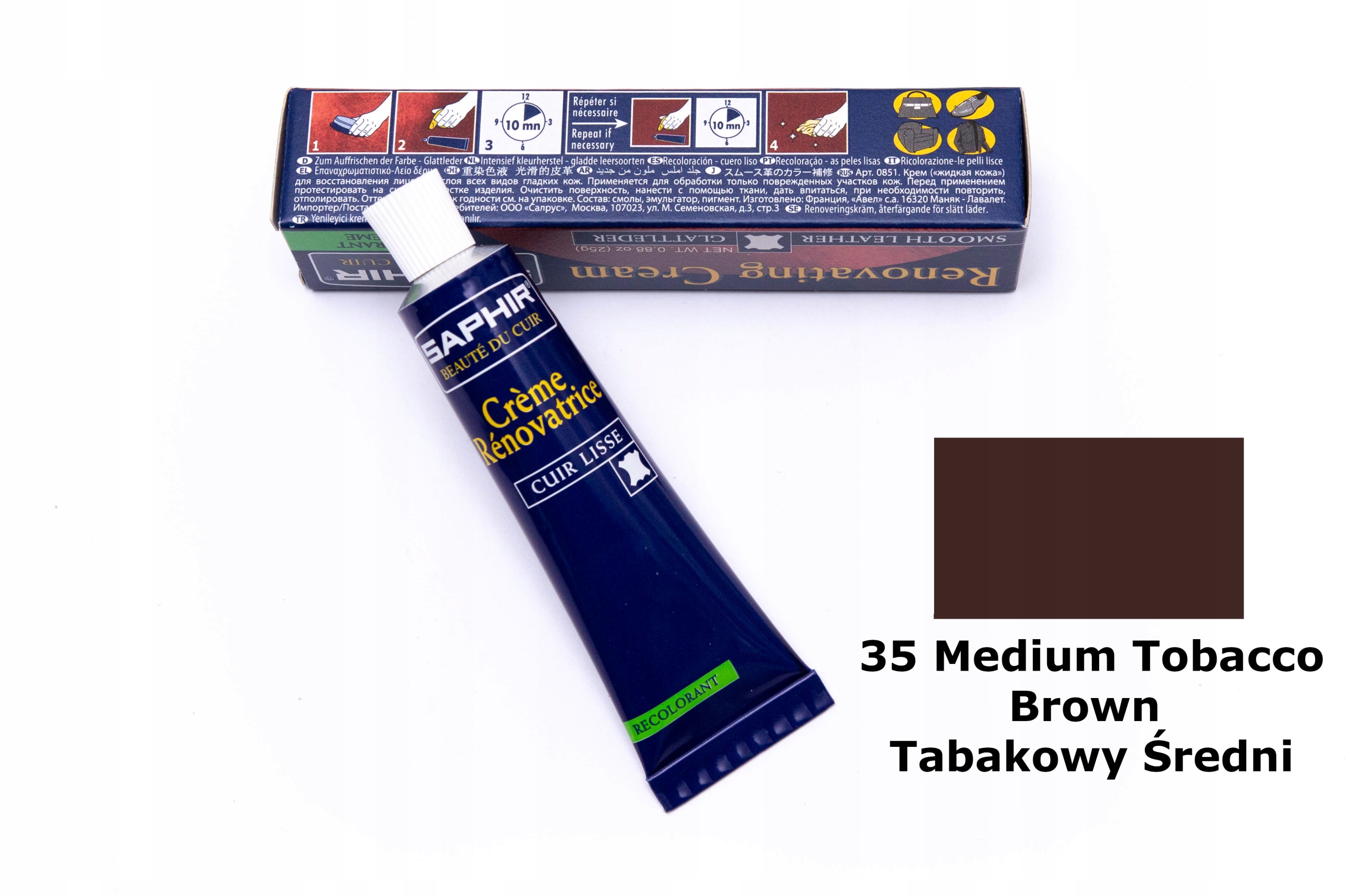 

Saphir Renovating Cream Krem Do Renowacji Skór