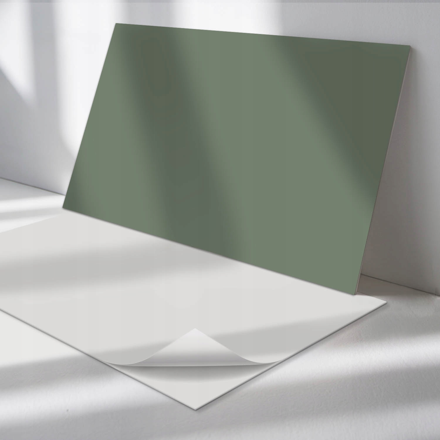 Sada vinylových panelů s motivem do kuchyně Olivová barva 6 ks 60x30 cm