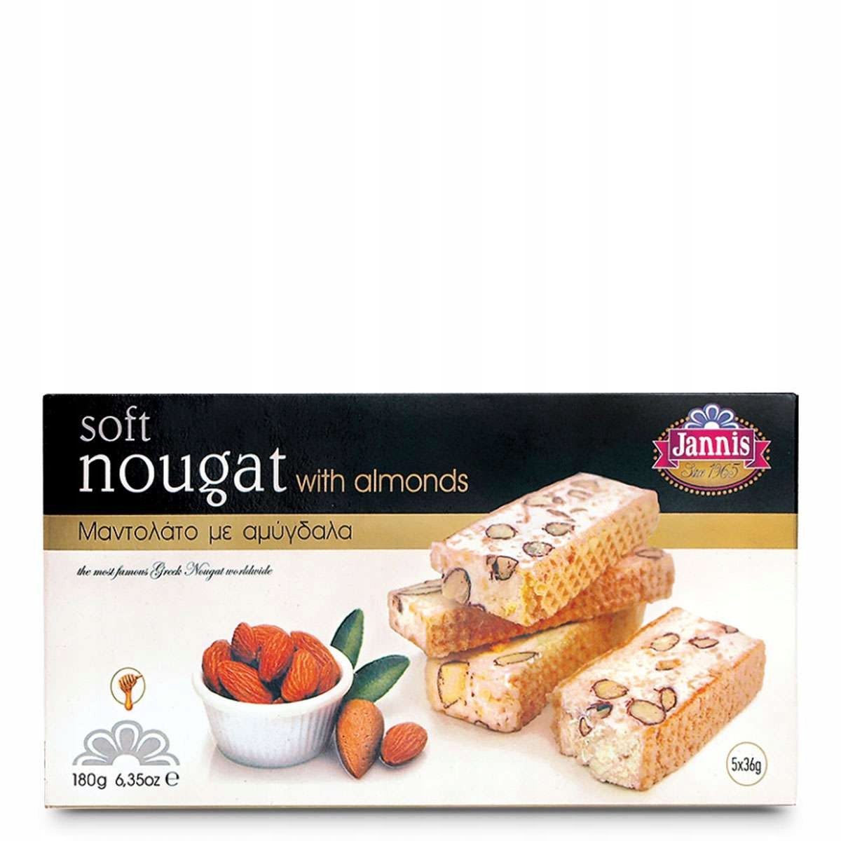 Baton nugat deluxe z migdałem 180g