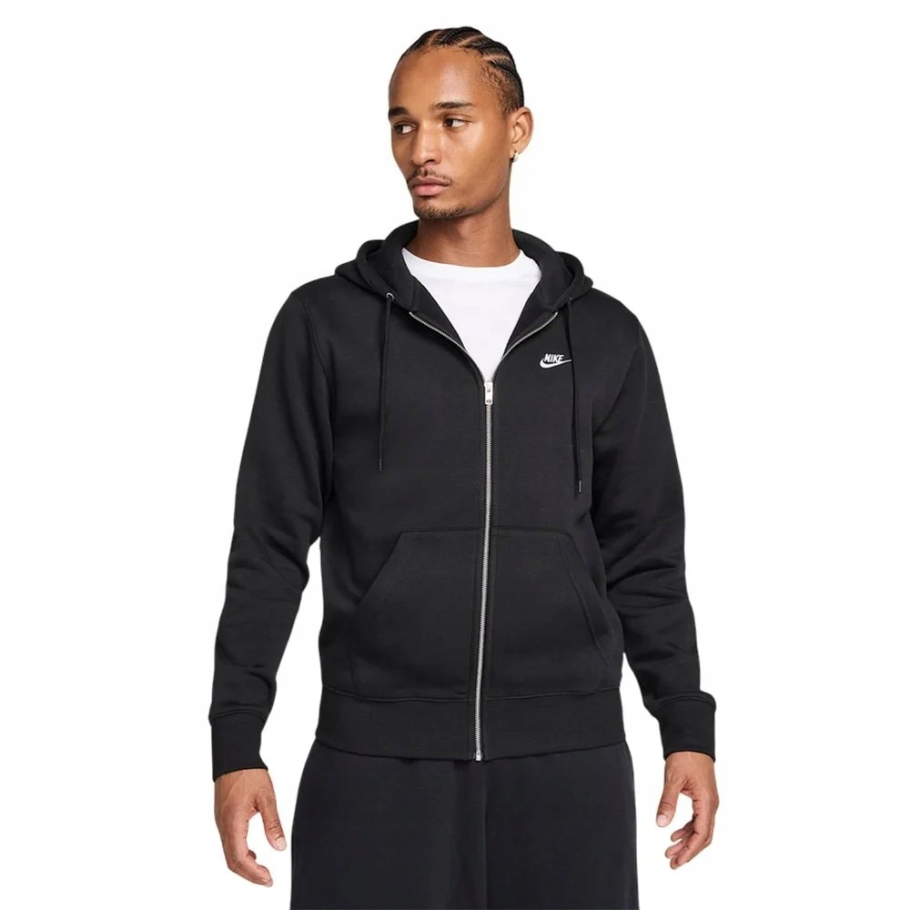 Sportovní Mikina Nike Pánská bavlněná rozepínací s kapucí FN3861010 Vel. L