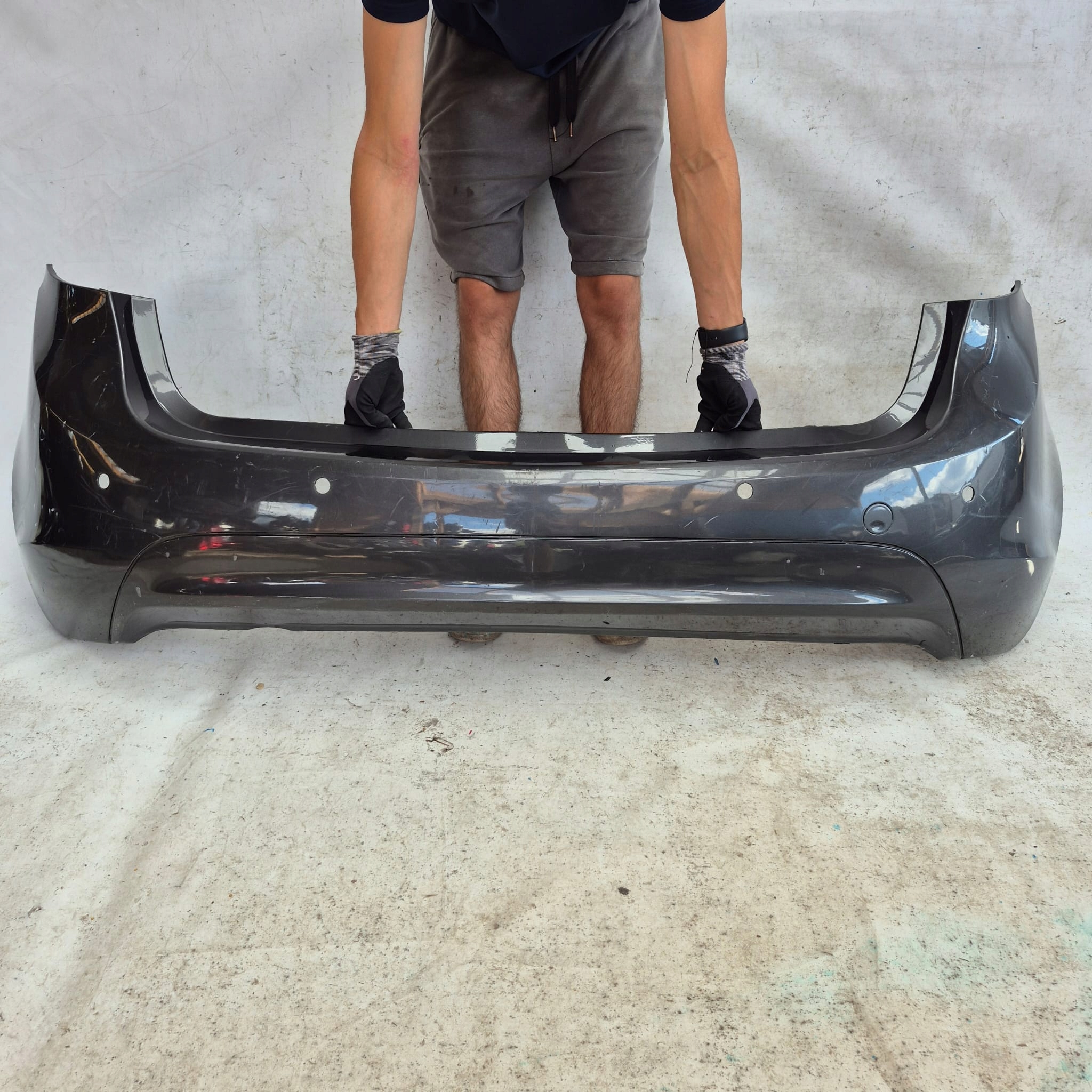 OPEL MERIVA B 10-17 bumper rear part rear 4XPDC