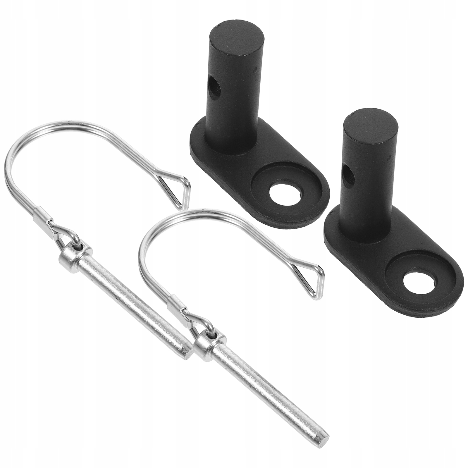 2 Szt. Czarny Adapter Do Przyczepki Rowerowej Ze Stali