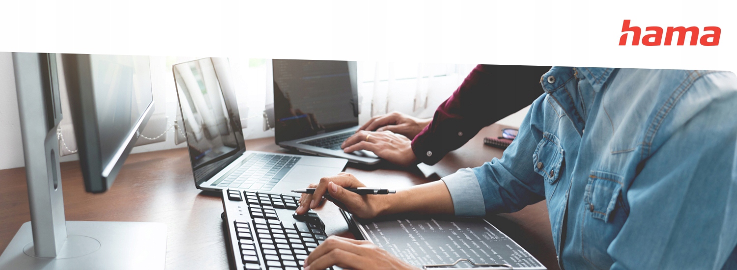 Hama GŁOŚNIKI KOMPUTEROWE do laptopa, PC stereo Sterowanie pilot na kablu