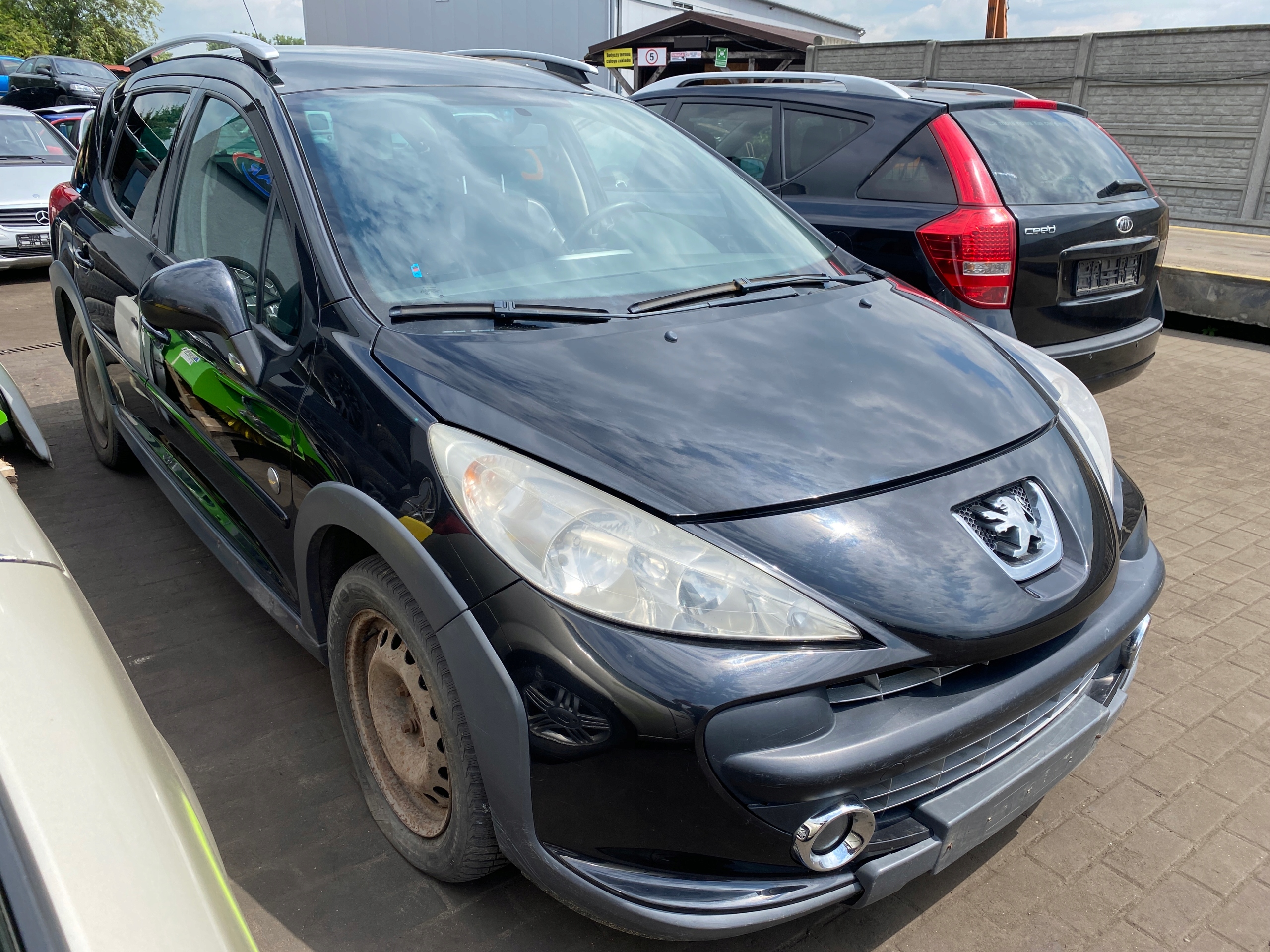 torpedo upper and lower Peugeot 207 SW 06-13
