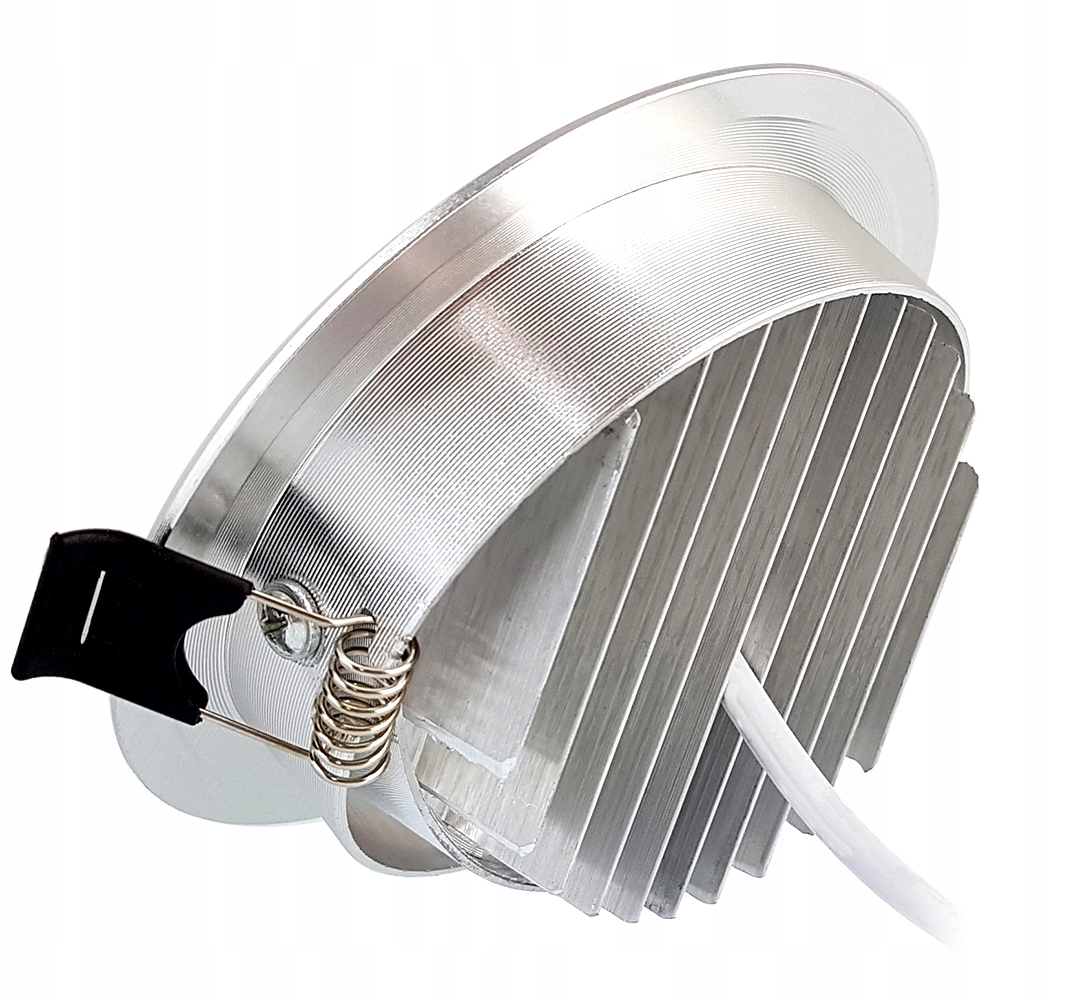 5x Oprawa wpustowa oczko uchylne lampa LED 7W 28 Kolor chrom