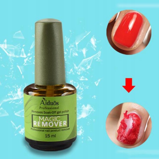 Magic Gel Nail Polish Remover. Usuwa żelowy Marka bez marki