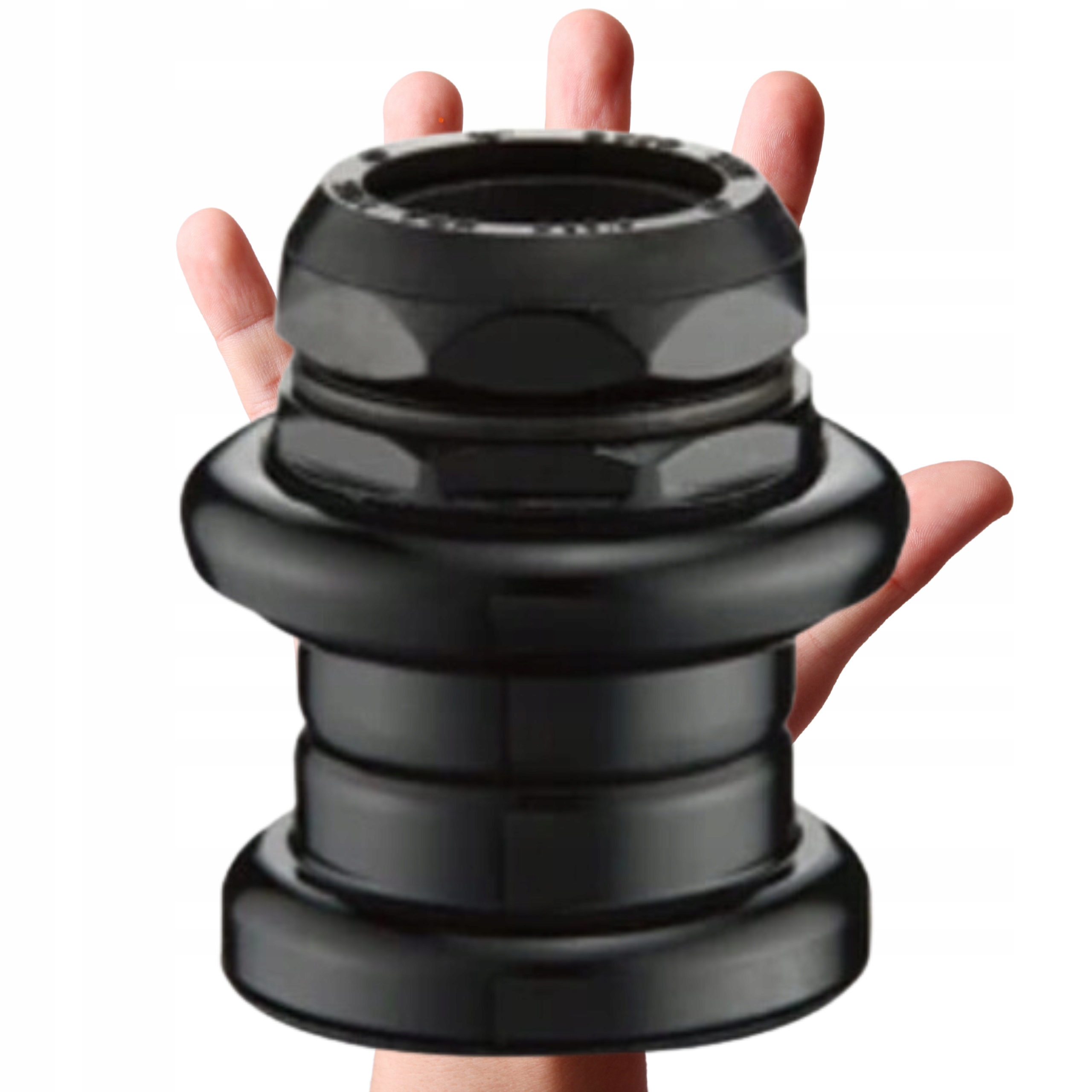 Stery redukcyjne Neco 1 1/8'' 1'' gwintowane, czarne, do widelca 1''
