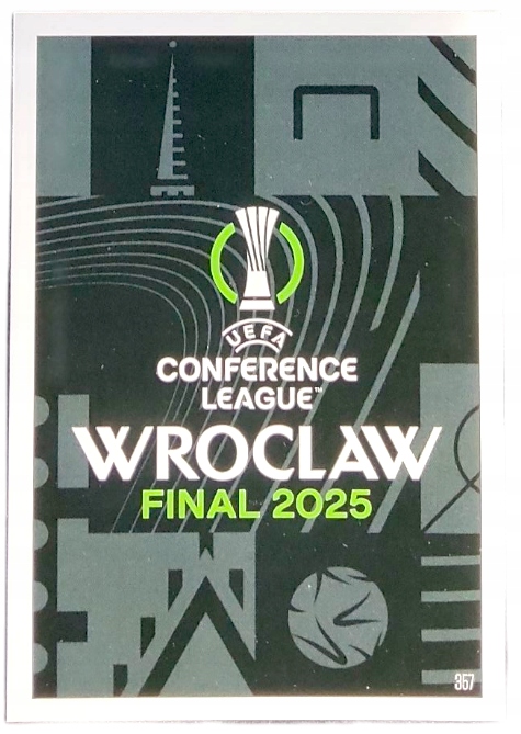 Topps Match Attax Extra 2025 Conference League 357 Wroclaw Final 2025