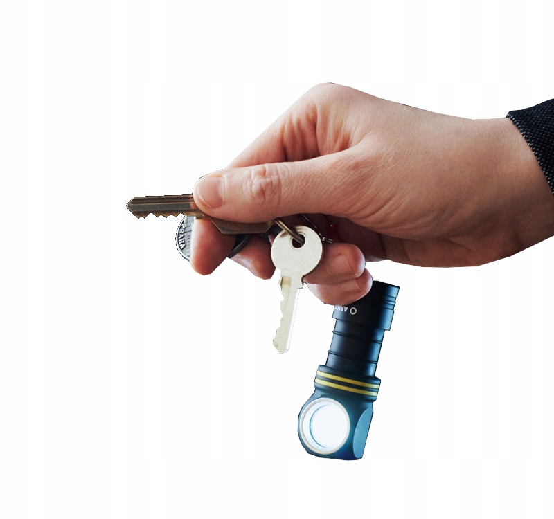 LATARKA WIELOFUNKCYJNA ROWEROWA CZOŁOWA LATARKA MICRO ELF KOMPAKTOWA BRELOK Marka inny