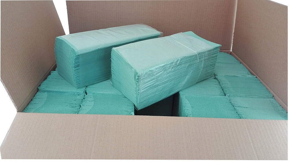 

Ręcznik papierowy Zz 4000 zielony karton 20 sztuk