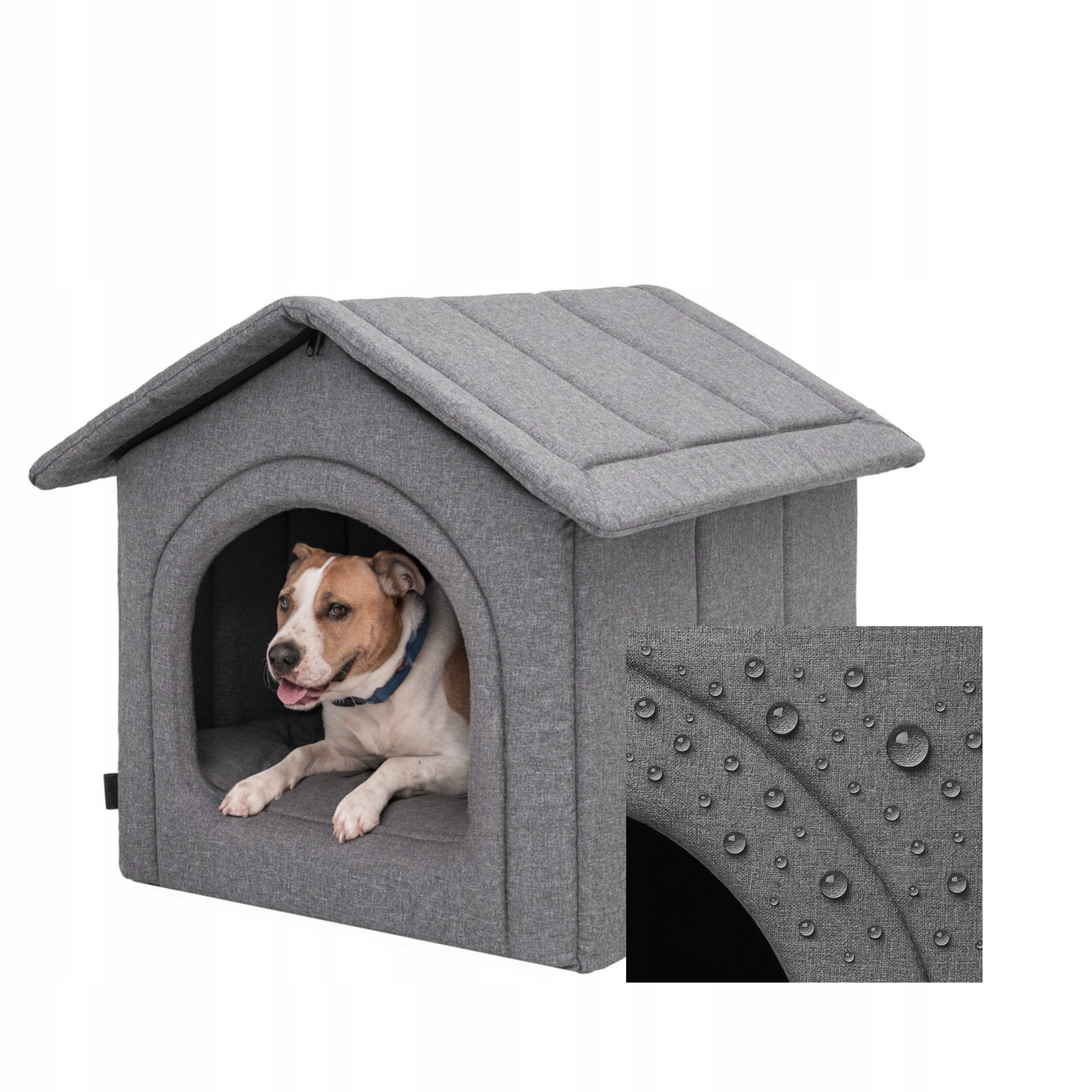 Buda Dla Psa – Legowisko, Miękka Buda, Domek, Posłanie, Doggy 60x70x63 cm